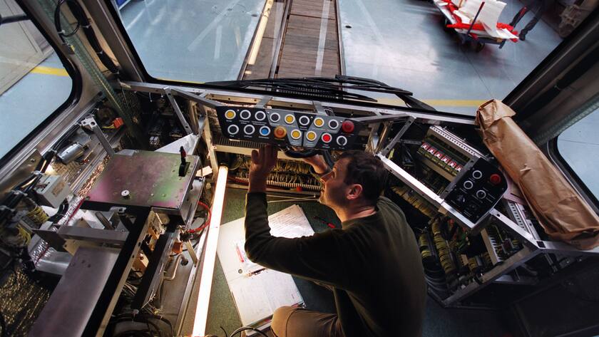 In einem Werk von Stadler Rail.