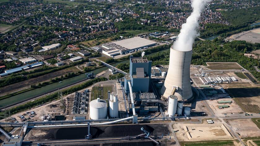 Das Kohlekraft Datteln 4 des Betreibers Uniper.