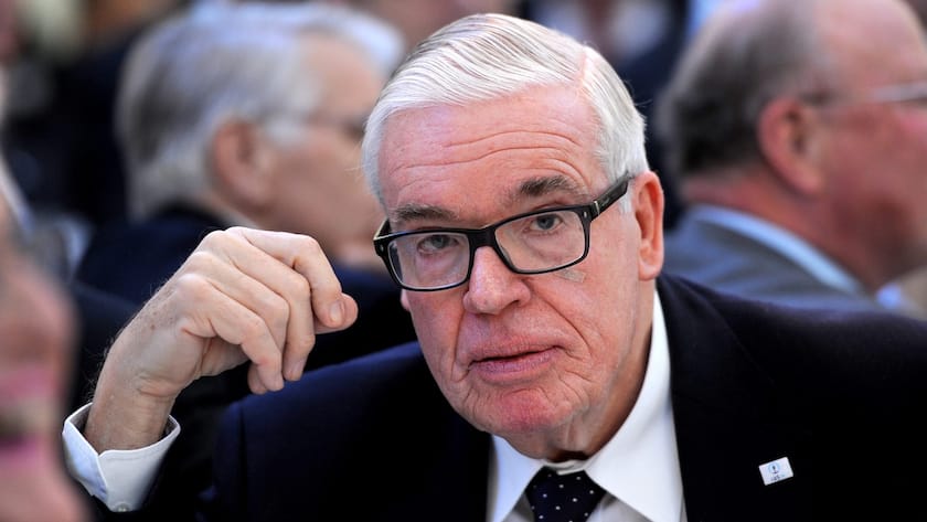 epa04591089 Klaus-Michael Kuehne, majority shareholder of logistics company Kuehne+Nagel and grandchild of the company's founder, attends the celebrations for the company's 125th anniversary in Bremen, Germany, 28 January 2015. Founded in 1890 in Bremen, the logistics company operates global these days and employs some 63,000 people. EPA/INGO WAGNER