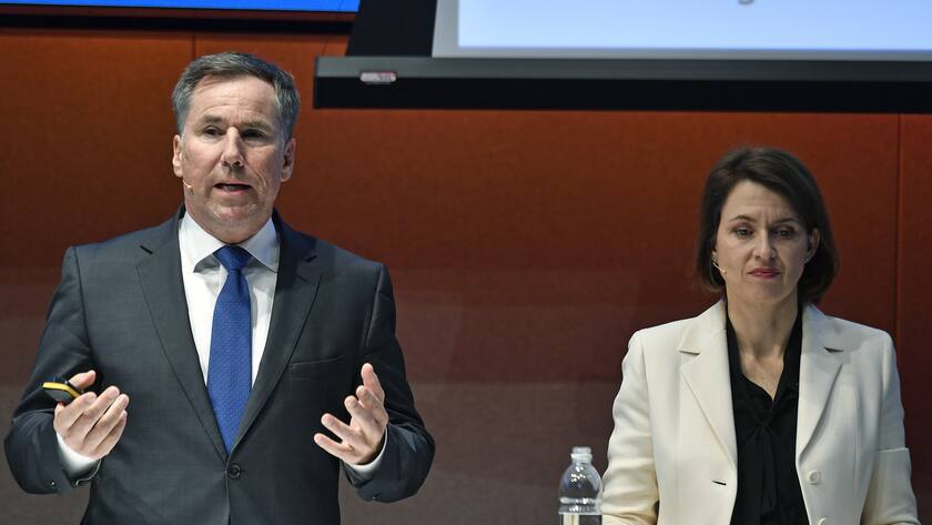 CEO Jan Jenisch und CFO Geraldine Picaud