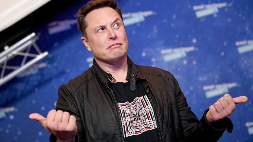 Elon Musk war 2021 zeitweise über 350 Milliarden Dollar schwer.