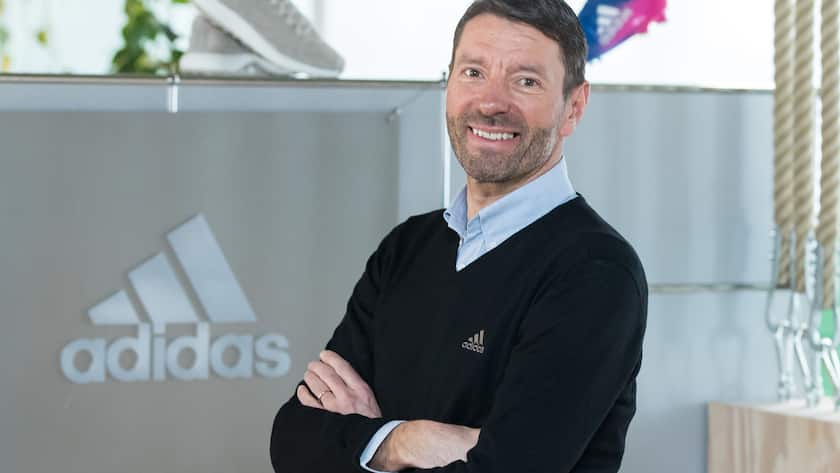 Der Vorstandsvorsitzende des Sportartikelherstellers Adidas, Kasper Rorsted, aufgenommen am 08.03.2017 vor der Bilanz-Pressekonferenz des Unternehmens in Herzogenaurach (Bayern). (KEYSTONE/DPA/A3609/_Daniel Karmann)