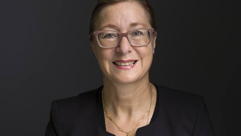 Jeannine Pilloud verlässt Ascom nach zwei Jahren als CEO Jeannine Pilloud, Swiss Federal Railways delegate in an industry committee for the development of public transportation, portrayed in Zurich Altstetten, Switzerland, on July 9, 2018. (KEYSTONE/Gaetan Bally) Jeannine Pilloud, SBB Delegierte fuer OEV-Branchenentwicklung, portraetiert am 9. Juli 2018, in Zuerich Altstetten. (KEYSTONE/Gaetan Bally)