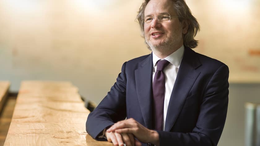 Portrait of Lukas Ruflin, CEO of Leonteq, taken at the company's headquarters in Zurich, Switzerland, on June 18, 2018. (KEYSTONE/Gaetan Bally)Lukas Ruflin, CEO Leonteq, portraitiert am 18. Juni 2018 am Hauptsitz in Zuerich. (KEYSTONE/Gaetan Bally)
