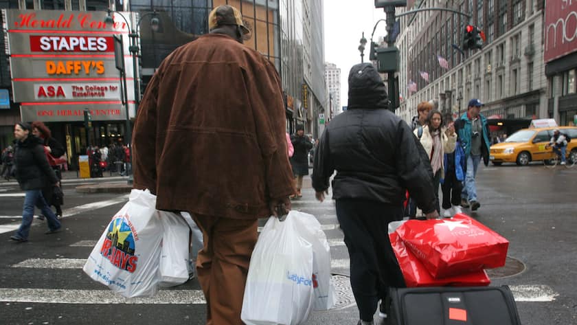 Einkaufstour zur Weihnachtszeit in New York.