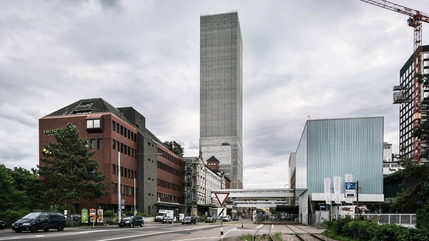 View onto the Swissmill Tower in Zurich, Switzerland, on May 31, 2016. (KEYSTONE/Christian Beutler)Blick auf den Swissmill Tower, am 31. Mai 2016 in Zuerich. (KEYSTONE/Christian Beutler)