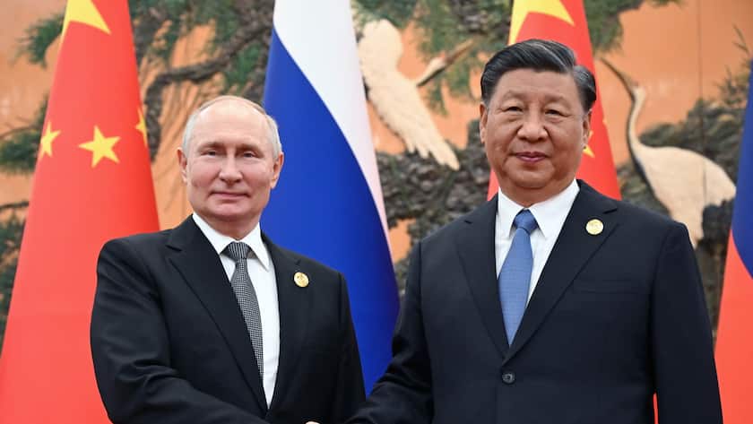 Putin und Xi sprachen von ihrer «grenzenlosen» Freundschaft – und verloren kein Wort über den Nahost-Konflikt.