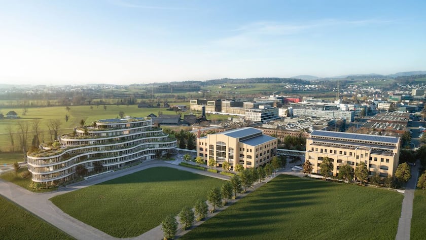 Visualisierung des neuen Partners-Group-Campus