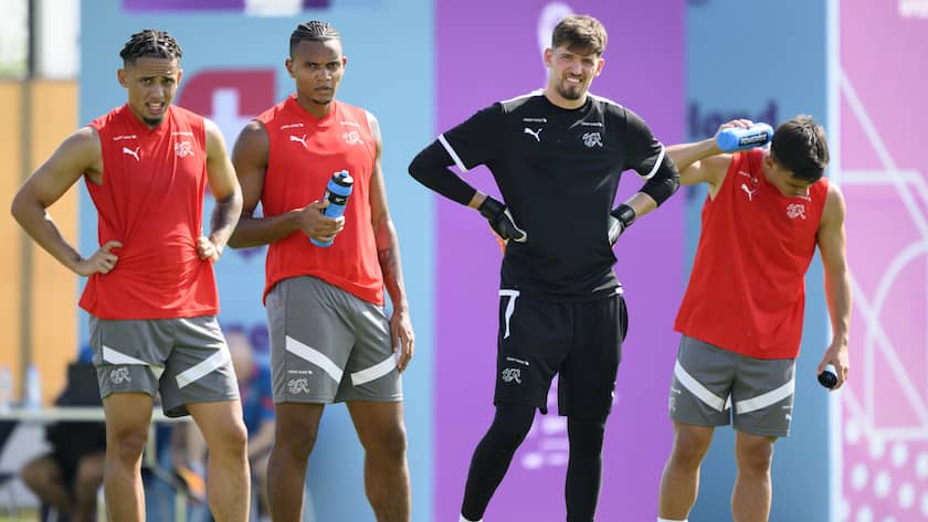Schweizer-Nati im Trainingskamp für die WM 2022 in Katar