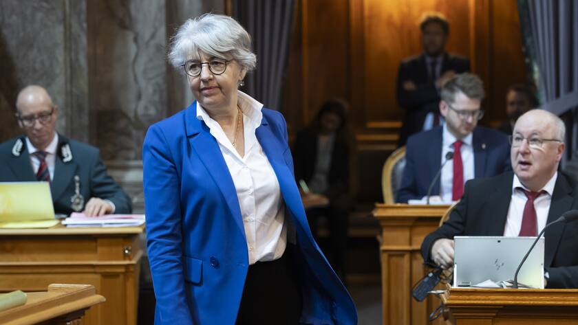 Wird Elisabeth Baume-Schneider auf den Gewerkschaftsboss (rechts) hören? Die Sozialministerin muss über die Finanzierung der 13. AHV-Rente entscheiden.