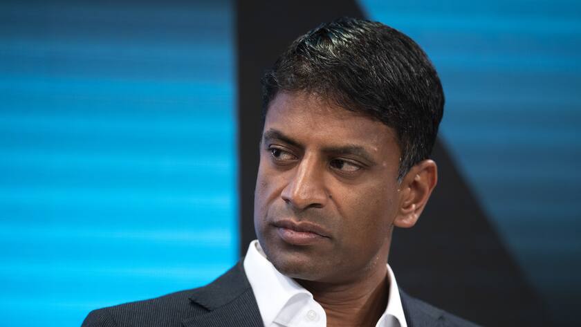 Vasant Narasimhan, Chief Executive Officer, Novartis, Switzerland, pictured during a plenary session in the Congress Hall of the 49th annual meeting of the World Economic Forum, WEF, in Davos, Switzerland, Tuesday, January 22, 2019. The meeting brings together entrepreneurs, scientists, corporate and political leaders in Davos under the topic “Globalization 4.0” from 22 - 25 January 2019. (KEYSTONE/Gian Ehrenzeller)