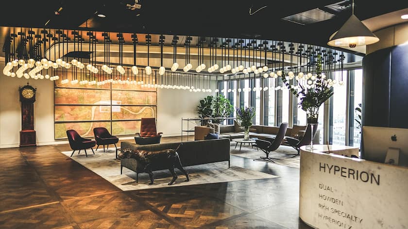 Der Eingangsbereich der Howden Group Holdings.