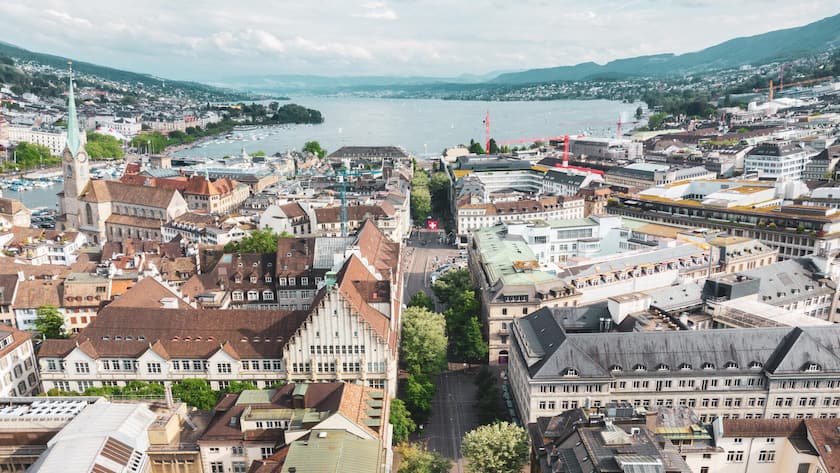 Hochwertige Büroflächen an  erstklassigen Standorten wie hier  in der Zürcher Innenstadt bleiben  für Investoren weiterhin attraktiv.