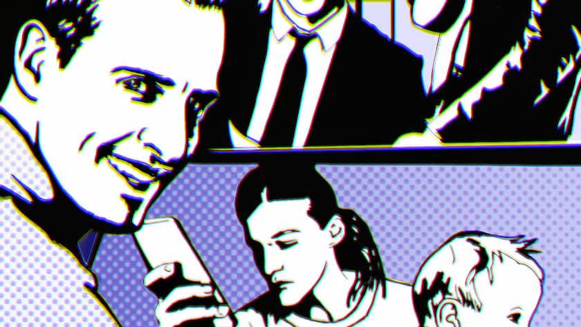 Bürorückkehrer ist jung und männlich