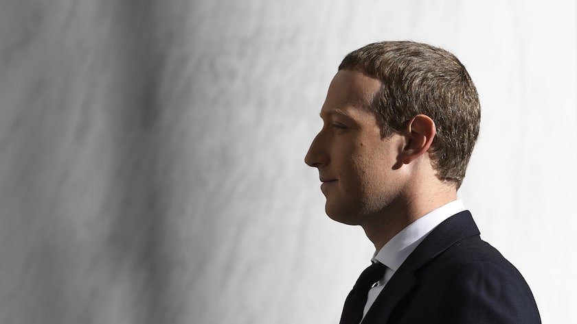 Facebook Chief Executive Officer Mark Zuckerberg arrives for a hearing before the House Financial Services Committee on Capitol Hill in Washington, Wednesday, Oct. 23, 2019, to discuss his plans for the new cryptocurrency Libra. (AP Photo/Susan Walsh)