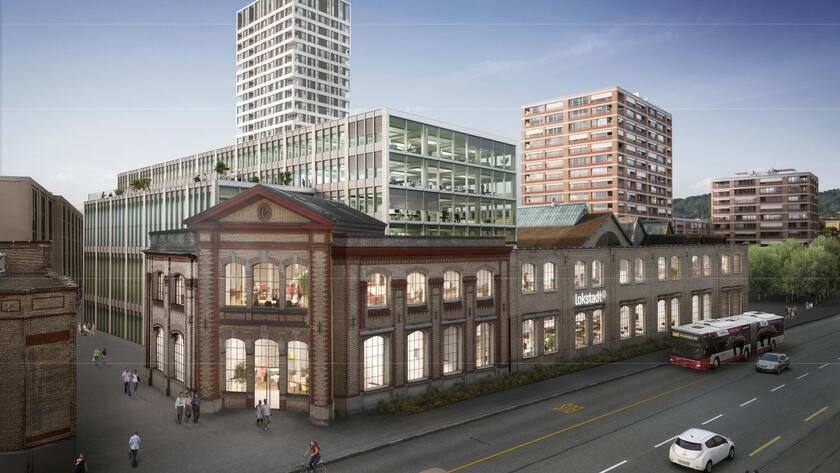 Aussenvisualisierung Zürcherstrasse Winterthur