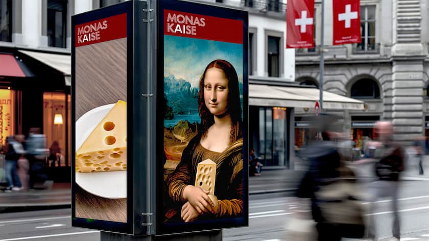 Mona Lisa KI Käse