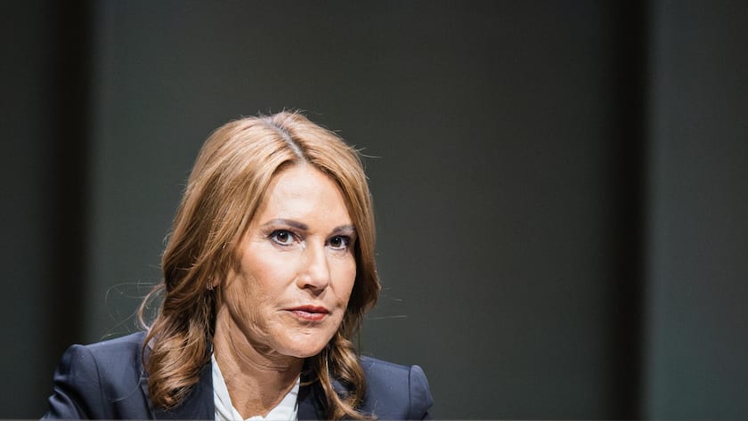 Foto: Stefan Bohrer, Basel, 24.4.24: Barbara Levi, an der UBS Generalversammlung