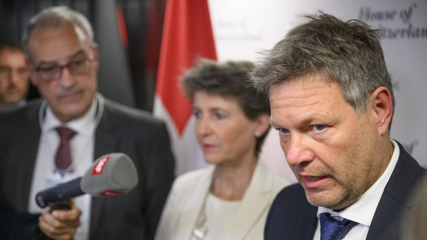 Habeck verspricht der Schweiz im Mai 2022 ein Gas-Solidarabkommen.