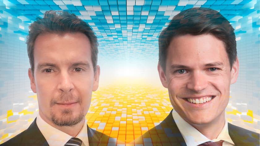 Sehen für die Versicherungsindustrie viel Potenzial im Anlageuniversum: Olivier Van Eyseren und Sandro Krättli.