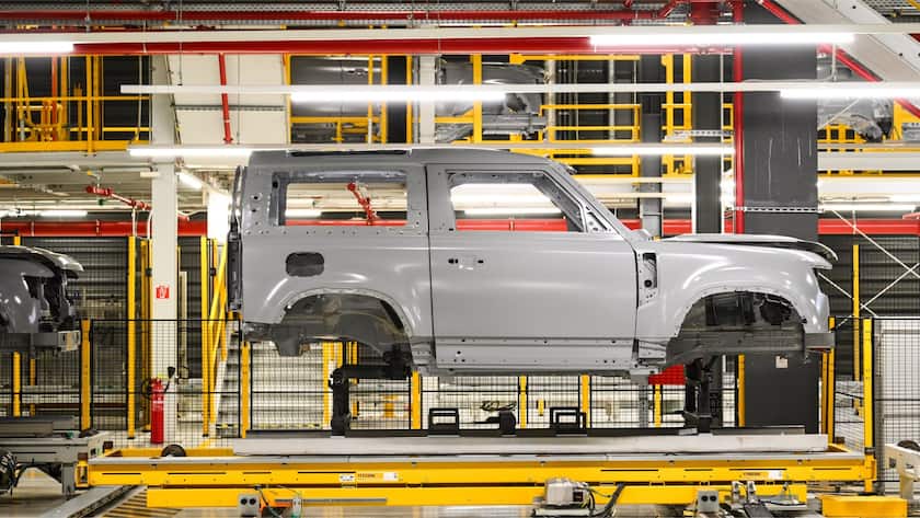 Produktion bei Jaguar Land Rover