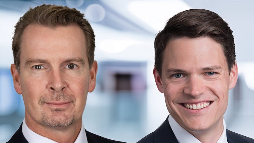 Haben die Bedürfnisse institutioneller Investoren im Blick: Olivier van Eyseren und Sandro Krättli.
