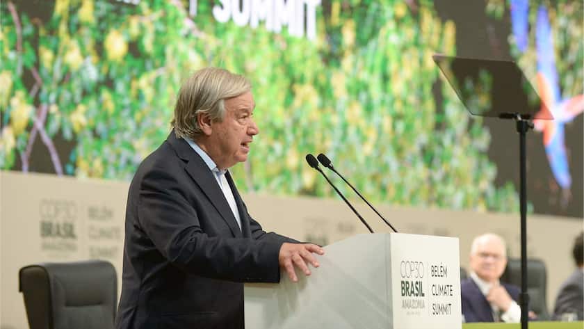 Antonio Gutierrez bei der COP30