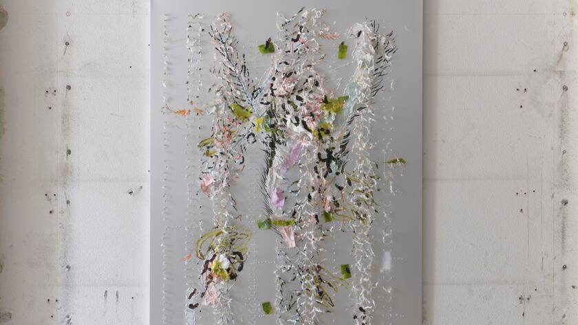 Ein Werk der Künstlerin, das Philipp Zollinger in seiner Galerie zeigte.