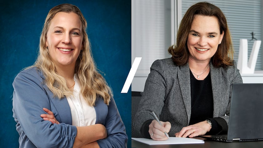 Die zwei Unternehmerinnen im Nationalrat: Winzerin Katja Riem, (SVP/BE, links) und Wirtschaftsprüferin Kris Vietze (FDP/TG).