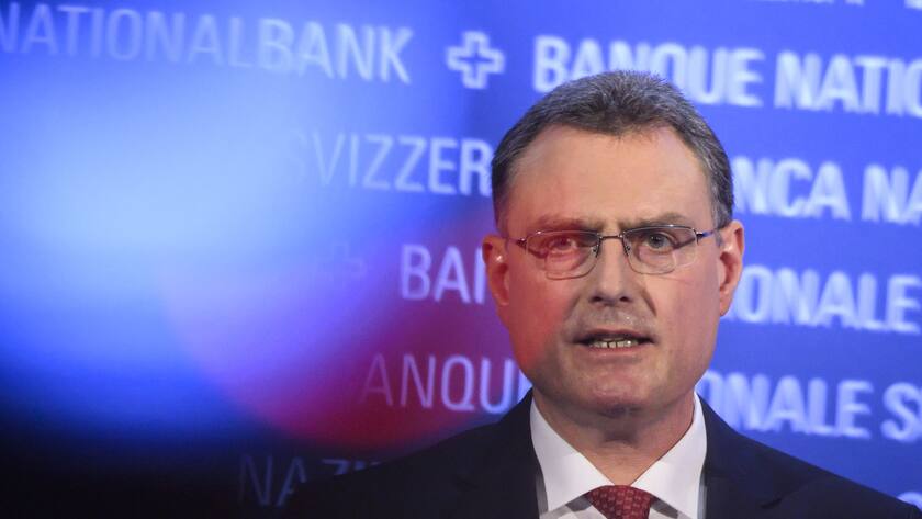 Thomas Jordan, Praesident der Schweizerischen Nationalbank SNB, spricht an der 114. SNB Generalversammlung, am Freitag, 29. April 2022 in Bern. (KEYSTONE/Anthony Anex)