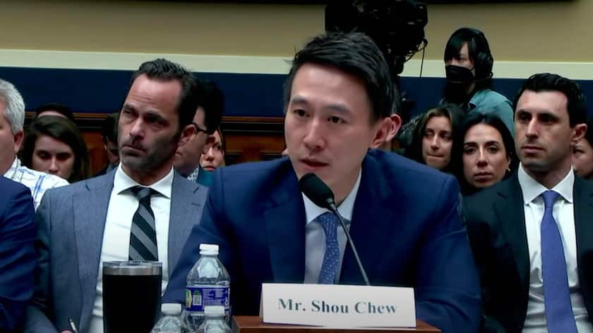 Shou Zi Chew, der Chef von Tiktok wurde am Donnerstag von dem US-Kongress über fünf Stunden lang befragt.