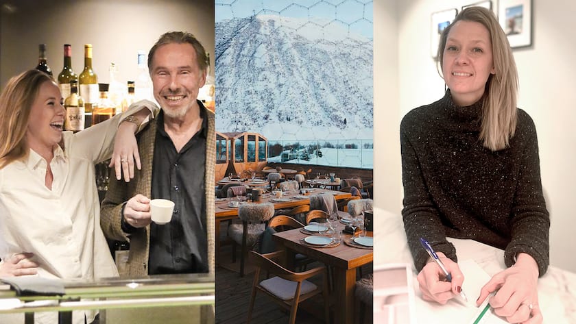 Thea Sandberg and her father, the "Cotton Club" in Andermatt and the interior designer Janneche