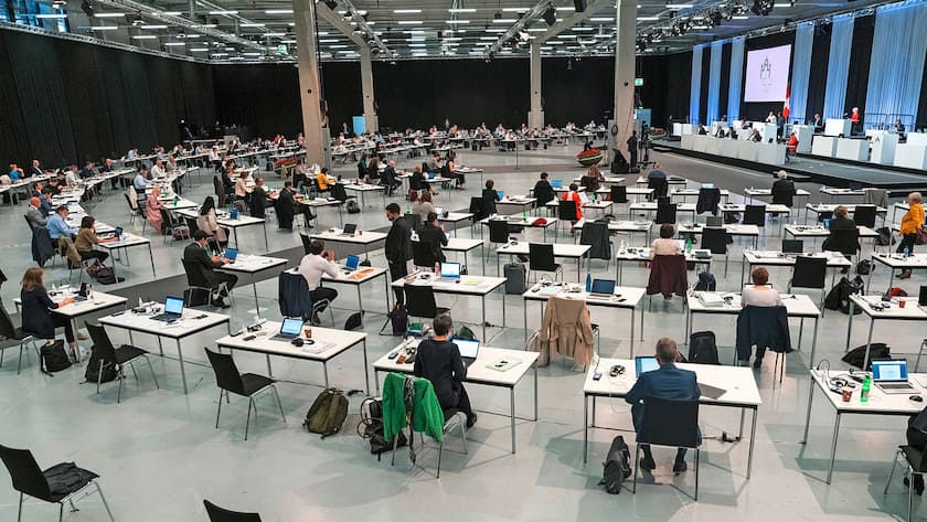 Corona-Sondersession des Parlaments in Bern am 4. Mai 2020