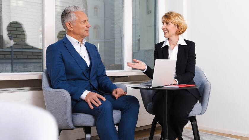 Schärli und Kern im Gespräch