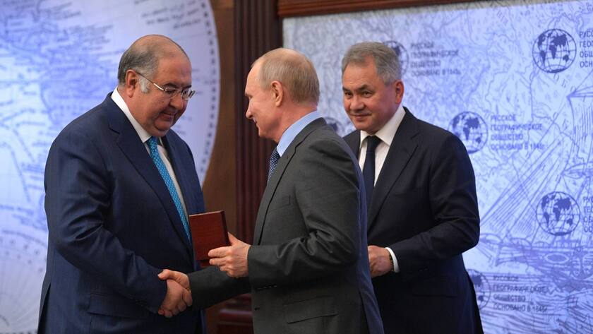 Alischer Usmanow, Wladimir Putin, Sergei Schoigu