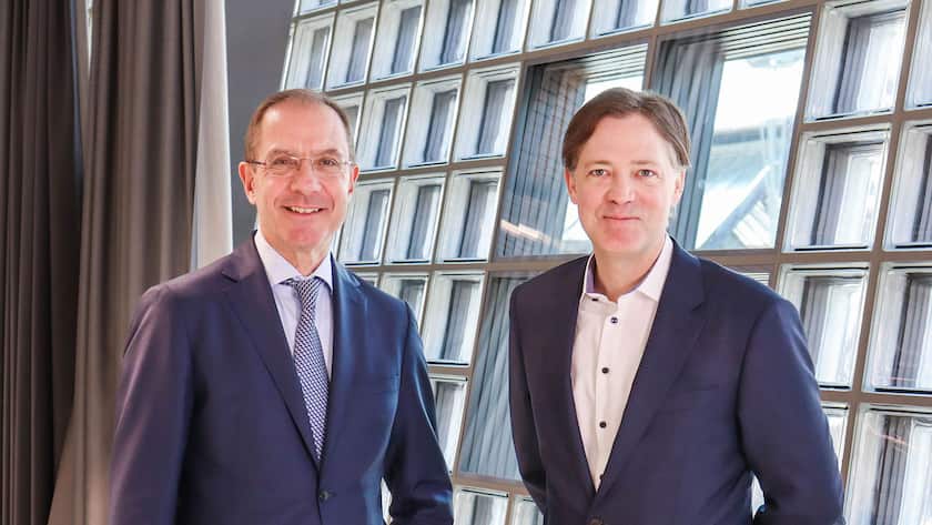 Der Präsident und sein Geschäftsführer: Marcel Rohner (l.) und Roman Studer