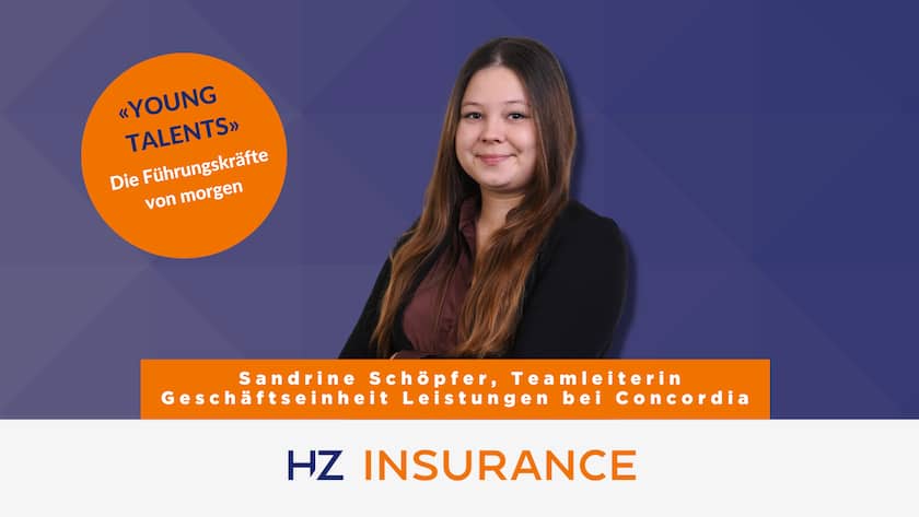 Sandrine Schöpfer, Teamleiterin bei der Concordia - Young Talent