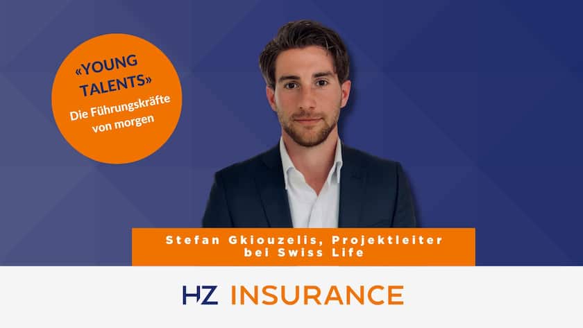 Projektleiter bei Swiss Life, Stefan Gkiouzelis.