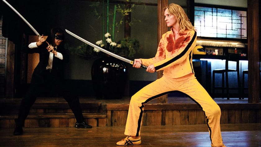 Das blutige Schwert von Hattori Hanzo aus «Kill Bill» Vol. 1 (2003): Für 43'750 Dollar versteigert (2022).