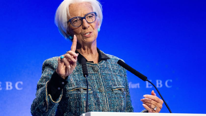 <p>EZB-Präsidentin Christine Lagarde hat eine weitere Zinspause beschlossen.</p>