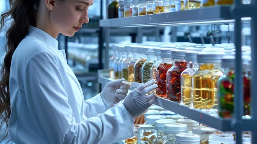 <p>Ein Lebensmittellabor: Die Schweizer Forschung gilt als führend in der Welt.</p>