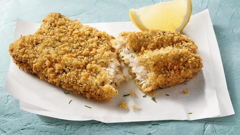 <p>Auch optisch ist die pflanzliche Alternative nicht von einem echten Fischfilet zu unterscheiden.</p>