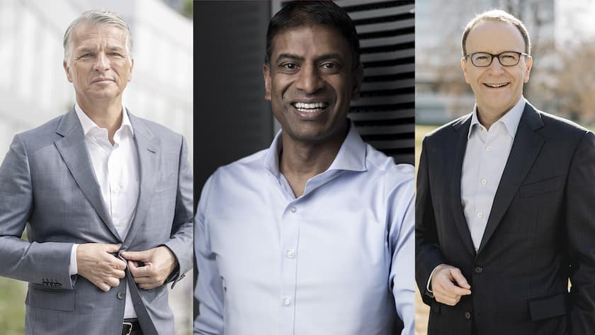 Die CEOs der drei Top-Steuerzahler der Schweiz