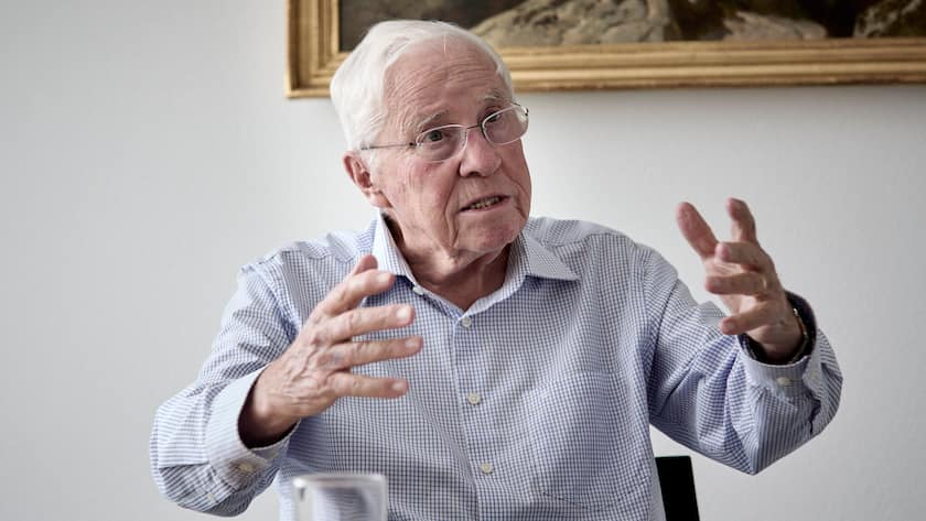Dr. Christoph Blocher Unternehmer, Politiker und alt-Bundesrat, 11. Juli 2024 in Herrliberg. Foto: Christian Schnur für Handelszeitung