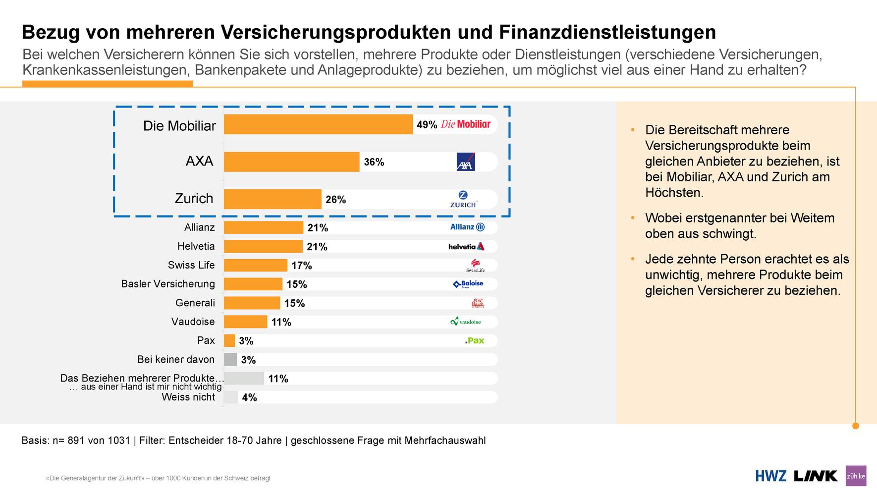 Bezug von mehreren Versicherungsleistungen