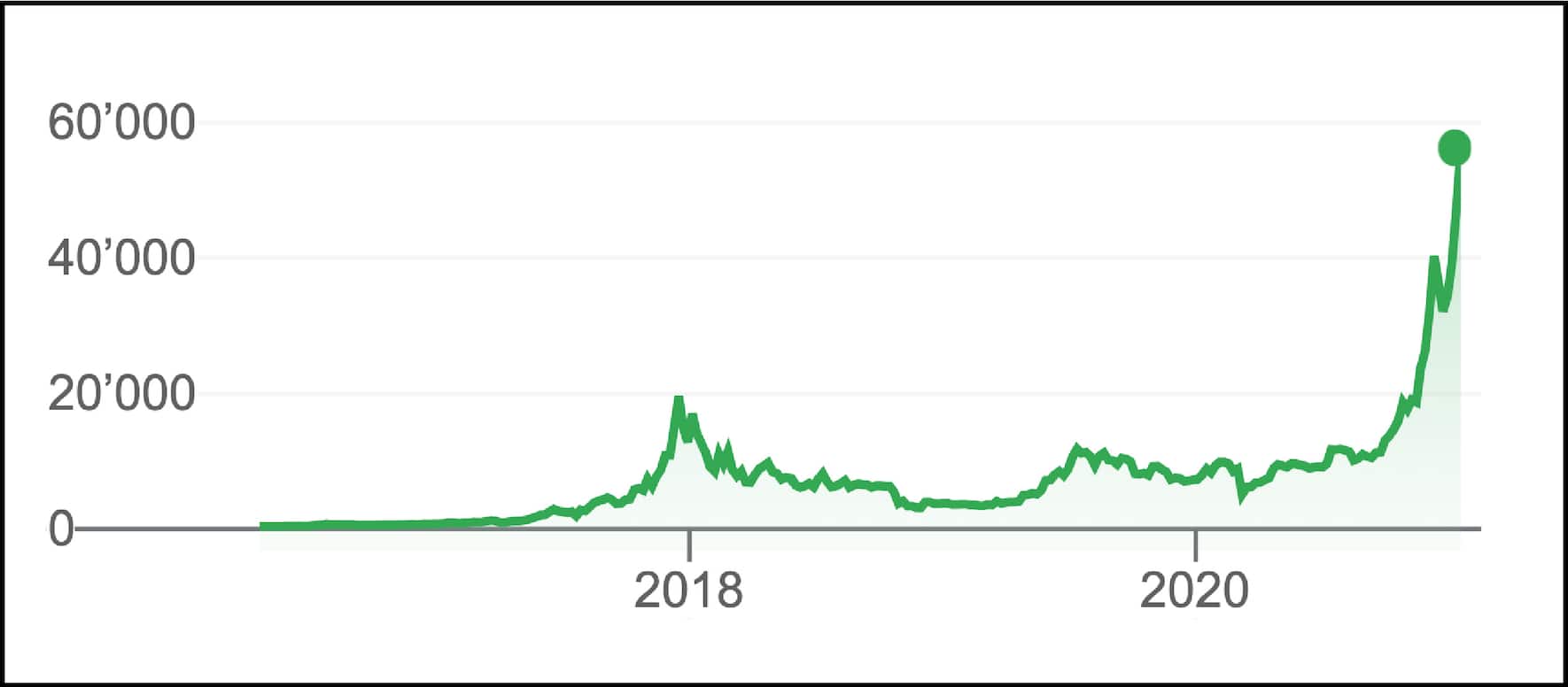 Wenn Sie 1000 Dollar in Tesla oder Bitcoin angelegt hätten | Handelszeitung