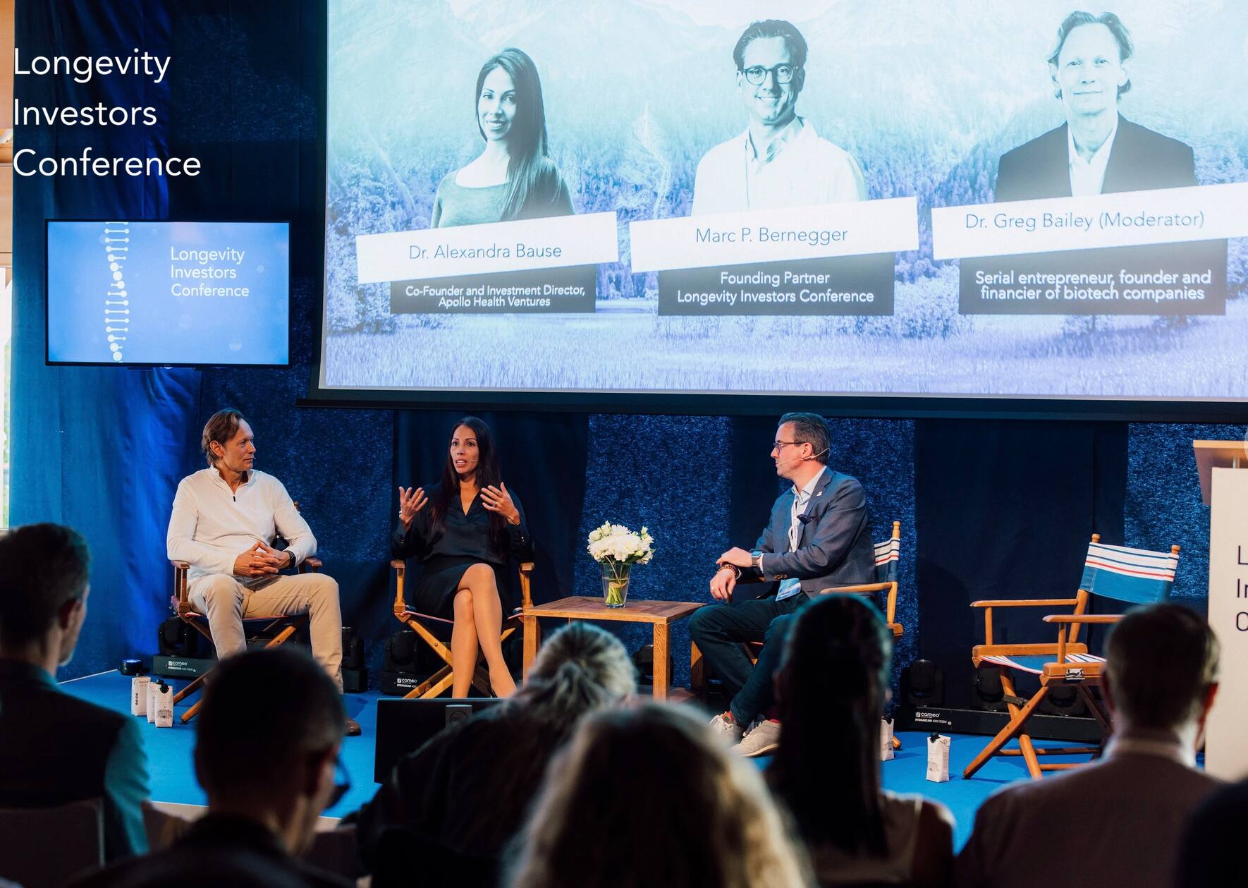 Alexandra Bause war Ende September an der Longevity Investors Conference in Gstaad.