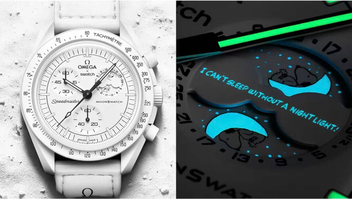 Uhren: Snoopy-Moonswatch von Swatch und Omega – Details zum