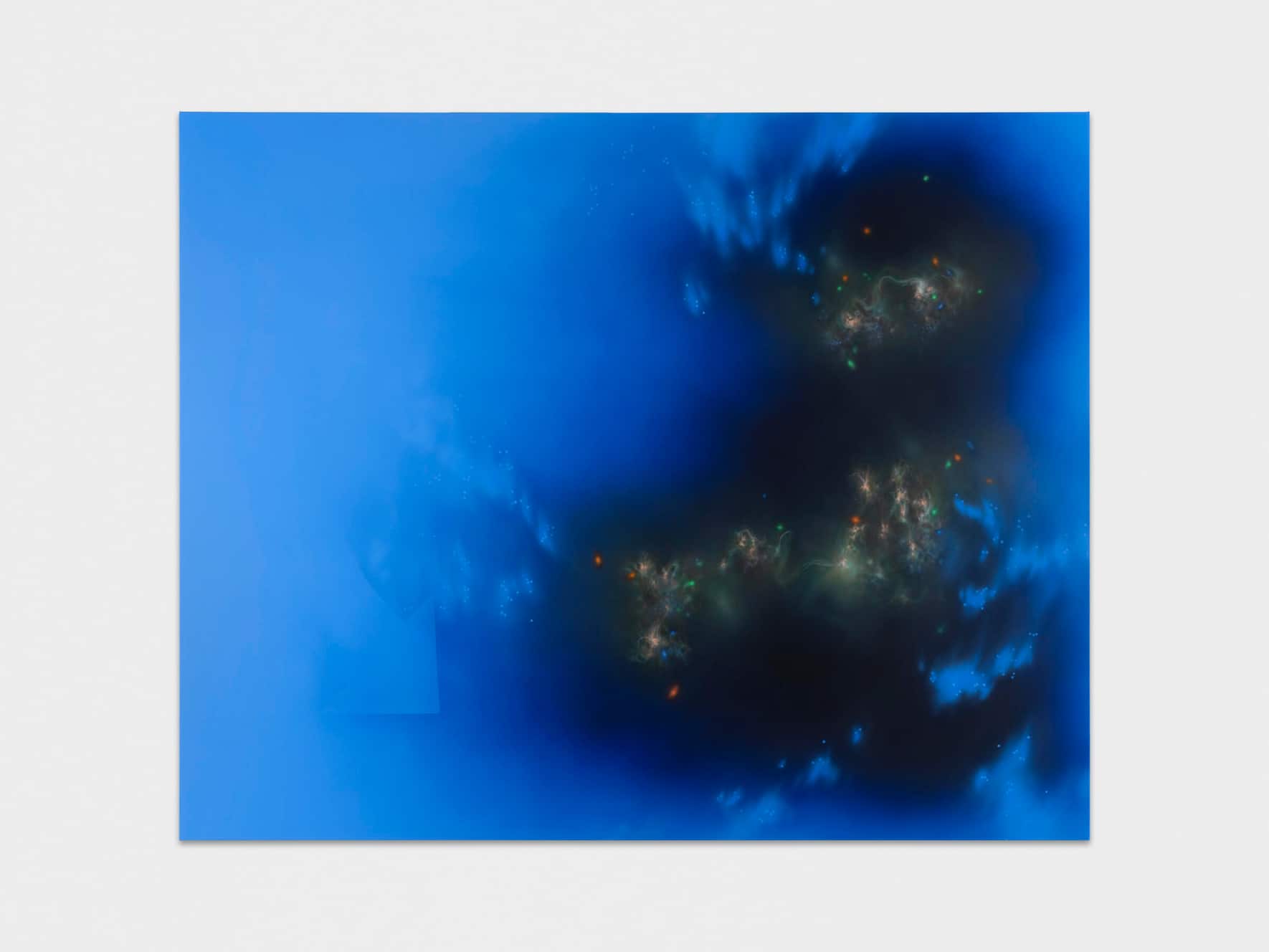 «Excess return», 2024, Acryl auf Leinwand, 160 × 200 cm.