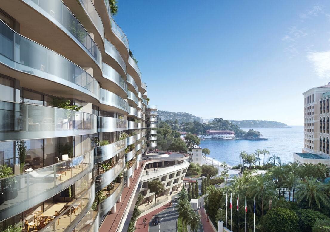 5. Testimonio II: Das im exklusiven Viertel Larvotto gelegene Bay House umfasst fünf Villen und 56 Appartements. Preise auf Anfrage.